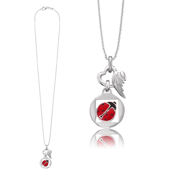 Halskette Herzengel Kind in Silber HEN-08LUCK - HEN-08LUCK